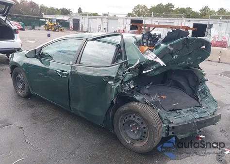 2016 Toyota Corolla Le z USA, uszkodzony, nr VIN 2T1BURHE5GC598233